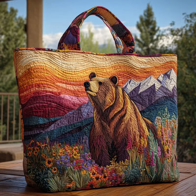 Espíritu Salvaje | Bolso tote acolchado hecho a mano