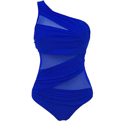 Nala | tu traje de baño elegante de un solo hombro en talla grande