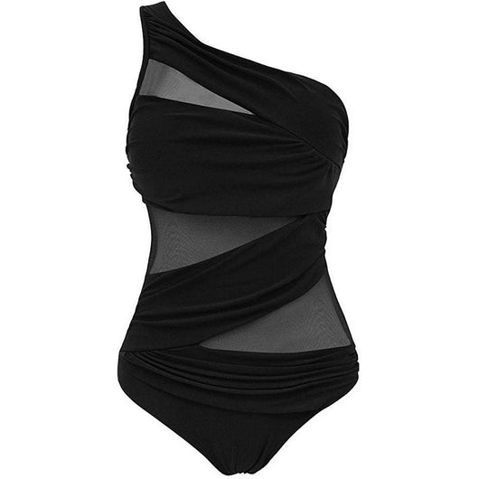 Nala | tu traje de baño elegante de un solo hombro en talla grande