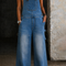 Candela| Mono de denim con cintura elástica