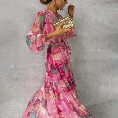 Hazel™ | Vestido envolvente floral