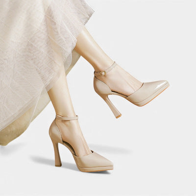Elena™ | Tacones de cuero