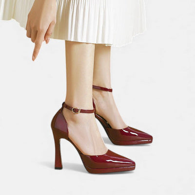 Elena™ | Tacones de cuero