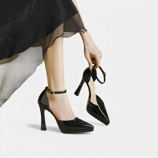 Elena™ | Tacones de cuero