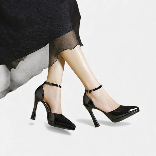 Elena™ | Tacones de cuero
