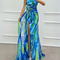 Mia™ | Vestido drapeado y vibrante