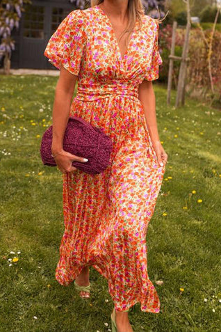 Natalia | Vestido maxi estampado favorecedor
