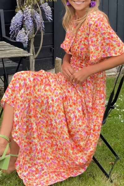 Natalia | Vestido maxi estampado favorecedor