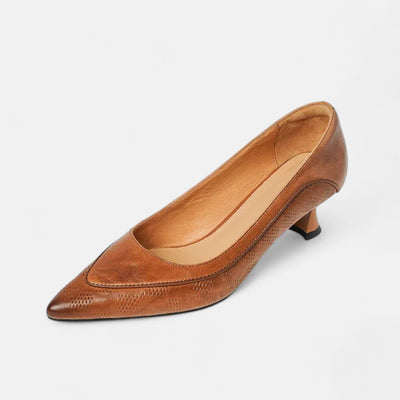 Lucía™ | Tacones de cuero