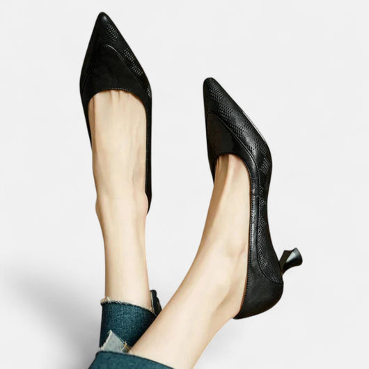 Lucía™ | Tacones de cuero
