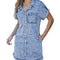 Carol | Vestido camisero de denim