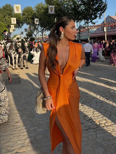 Sophia™ | Vestido plisado elegante