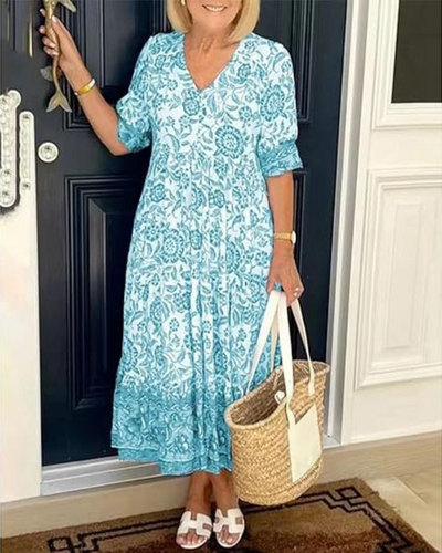 Radiancia | Vestido maxi bohemio – Siéntete hermosa, sin esfuerzo