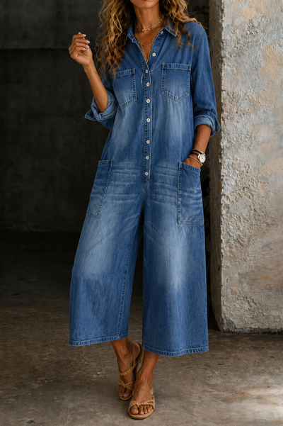 Vivi | Mono de denim casual