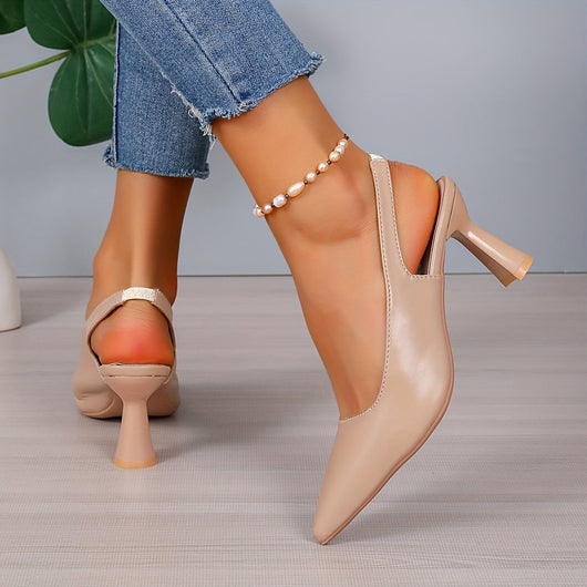 Cristina™ | Tacones Elegantes con Tira Trasera