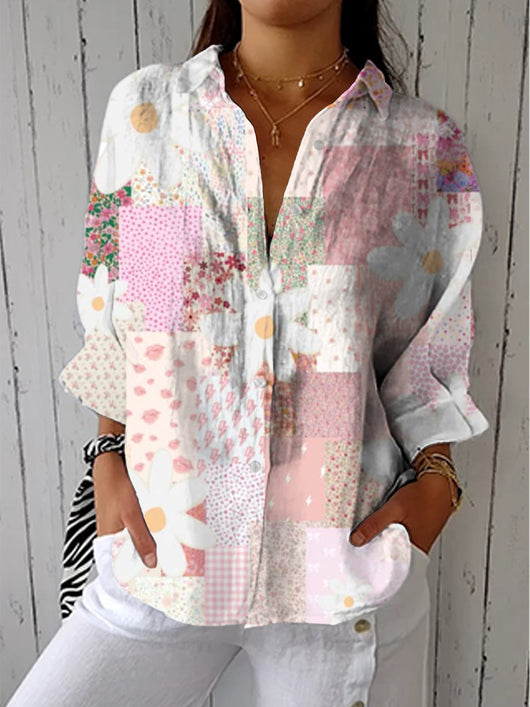 Judith – Blusa en tonos pastel
