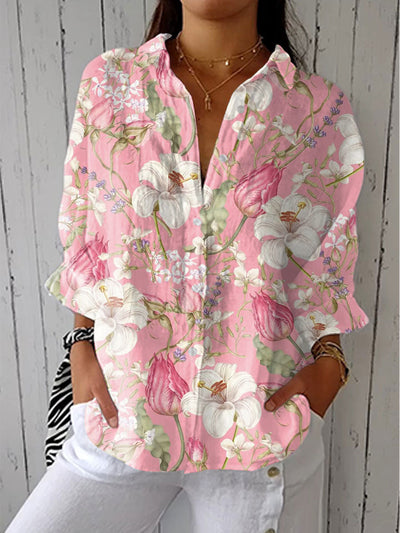 Ana – Blusa floral con estilo