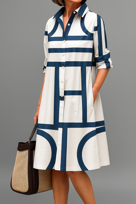 Virtudes | Vestido midi sofisticado