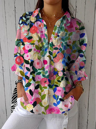 Francisca – Blusa de estampado floral