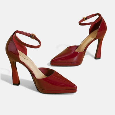 Elena™ | Tacones de cuero