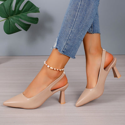 Cristina™ | Tacones Elegantes con Tira Trasera