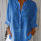 Alicia – Blusa de rayas azules