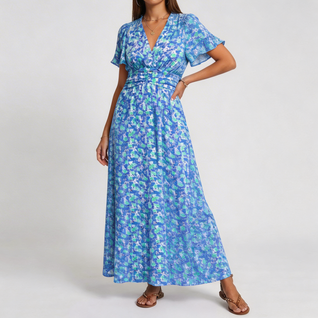 Natalia | Vestido maxi estampado favorecedor