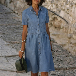 Clara | Vestido de denim para uso diario