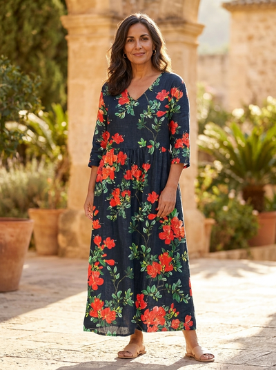Maribel™ | Vestido de verano floral