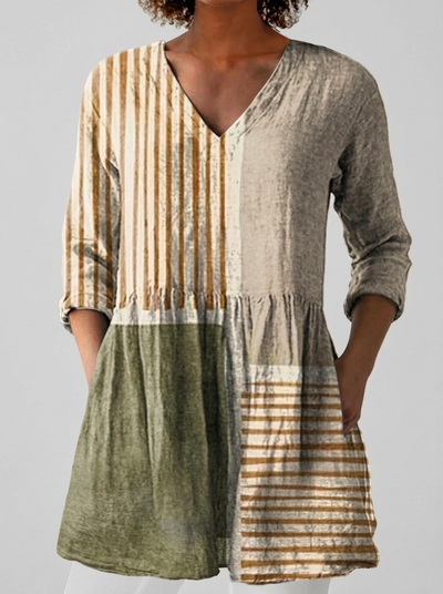 Camila | Blusa larga con escote en V
