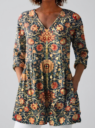 Celina | Blusa larga con escote en V