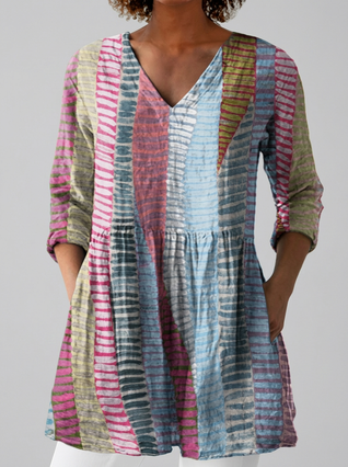 Anaís | Blusa larga con escote en V