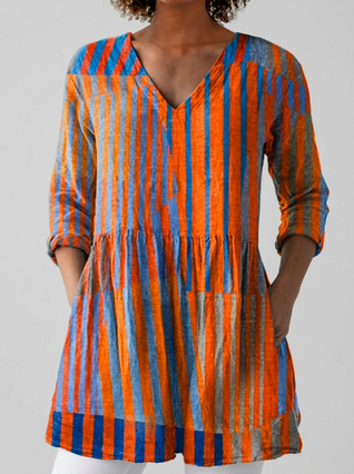 Nadia | Blusa larga con escote en V