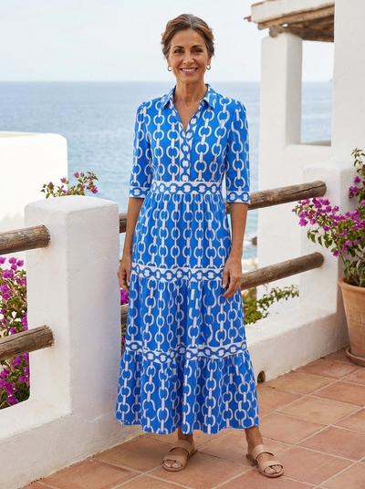 Pilar | Vestido midi de eslabones