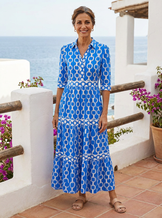 Pilar | Vestido midi de eslabones