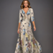 Aria™ | Vestido elegante con estampado floral