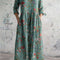 Elsie | Vestido vintage holgado con bolsillos