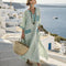 Elegant María - Vestido largo de playa para un look veraniego con estilo