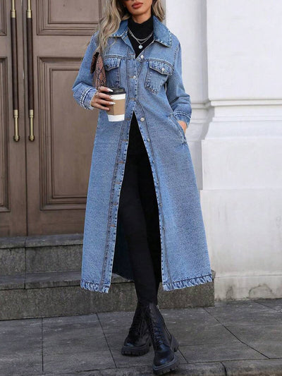 Maya | Chaqueta vaquera larga y elegante