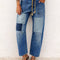 Marga | Vaqueros Patchwork con Cuerda