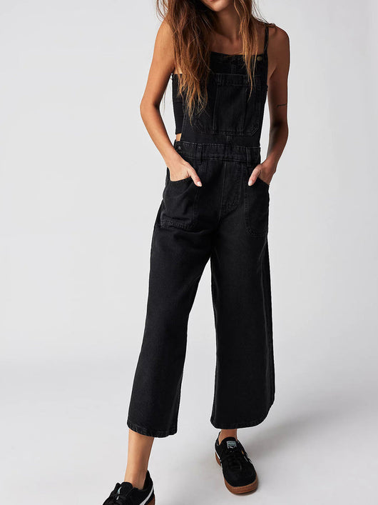 Elisa | Traje de baño de una pieza con tirantes y pierna ancha