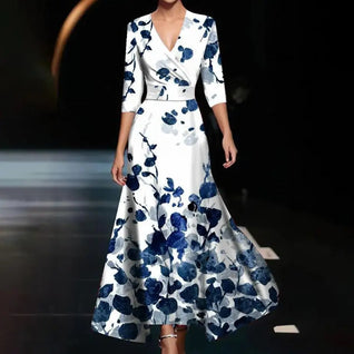 Aria™ | Vestido elegante con estampado floral