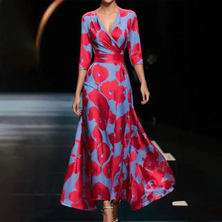 Aria™ | Vestido elegante con estampado floral